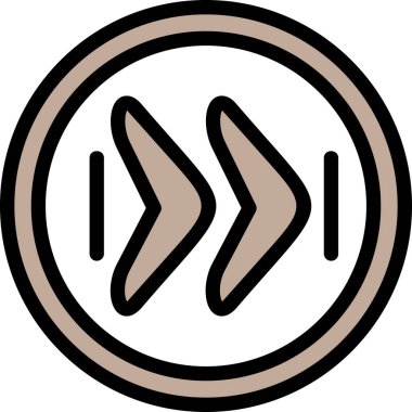 Modern bir simgenin vektör illüstrasyonu