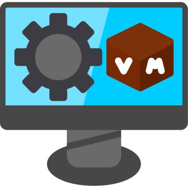 dizüstü bilgisayar vites simgesi tam biçimli