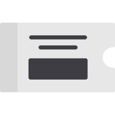 Kredi kartı ödeme vektör simgesi düz biçimli