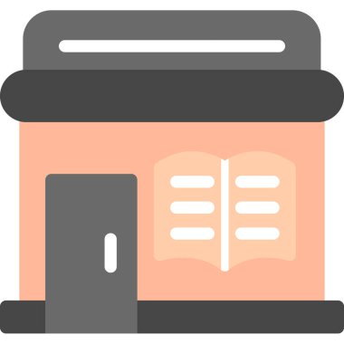 kitap simgesi, illüstrasyon, beyaz arkaplan üzerindeki vektör