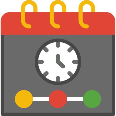 Alarm saat vektör simgesi