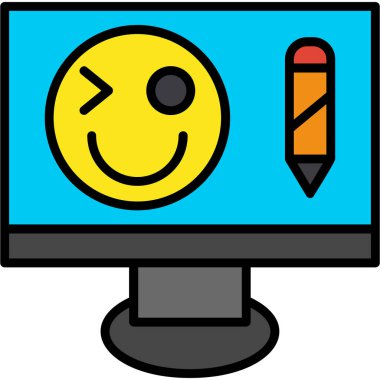 Web simgesi, vektör illüstrasyonu