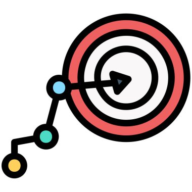 vektör pasta çizelgesi simgesi