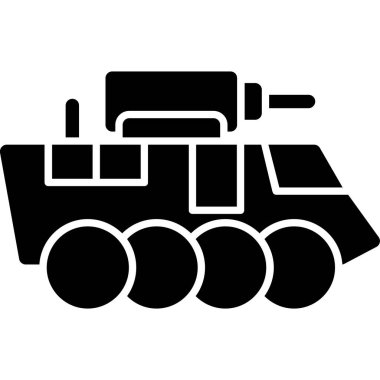 Ordu tank simgesi, basit stil