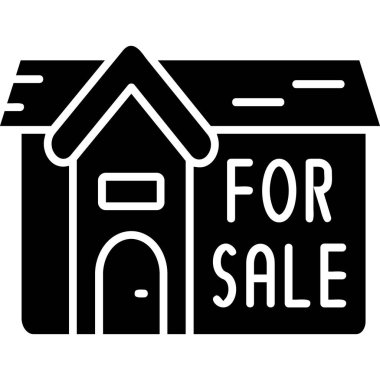 Satılık Ev Kabartma Simgesi Tasarımı