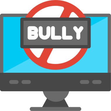 Zorbalık sözcüğüyle bilgisayar ekranı