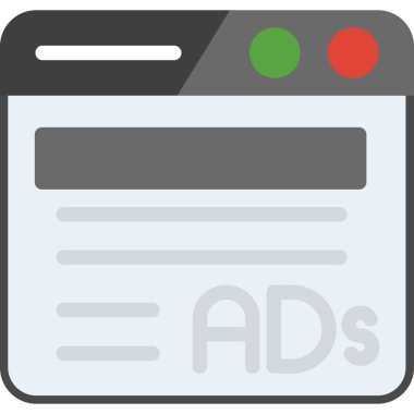 tarayıcı reklam pazarlama simgesi