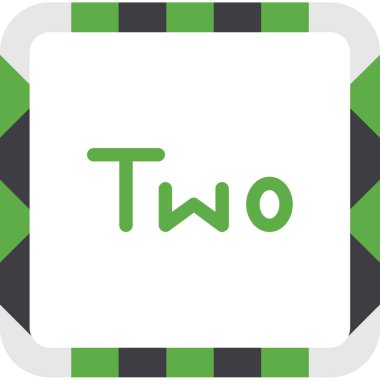 iki bayrak simgesi, düz tasarım biçimi