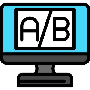 seo modern simgesinin vektör illüstrasyonu