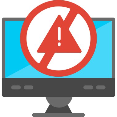 Düz biçimdeki hata uyarı simgesi