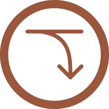 ok simgesi vektör illüstrasyonu