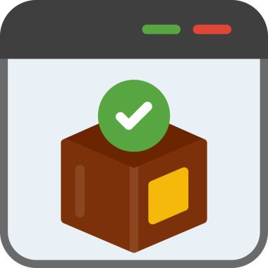 Dolu taslak biçiminde kutucuk işaretleme simgesi