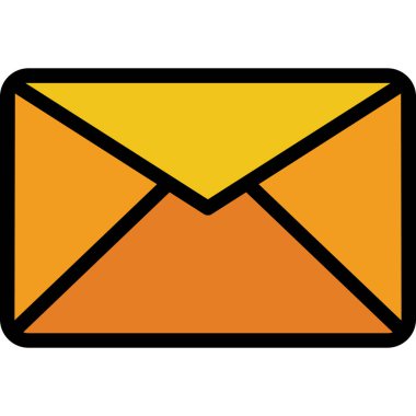 E- posta vektör simgesi modern basit vektör illüstrasyonu