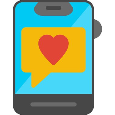 Sohbet iletisi vektör simgesi