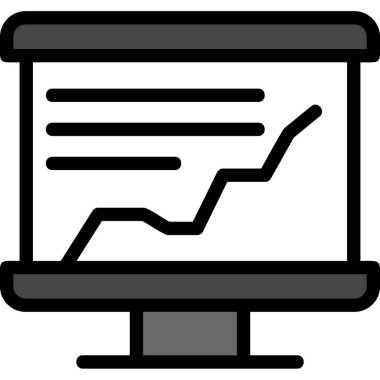 Grafik. Web simgesi basit illüstrasyon