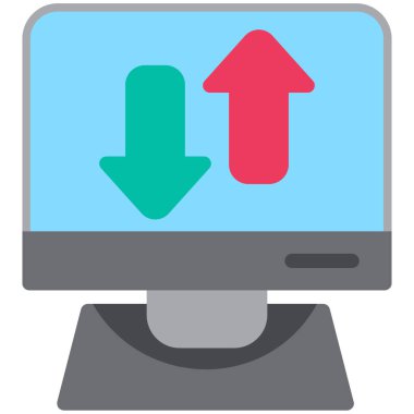 Ok. Web simgesi basit illüstrasyon