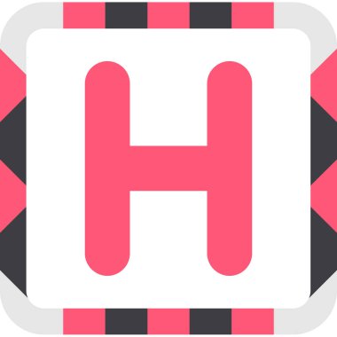 Hastane Simgesi Vektör İllüstrasyonu