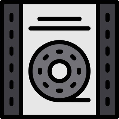 CD disk simgesi. Web için cd vektör simgelerinin özet çizimi