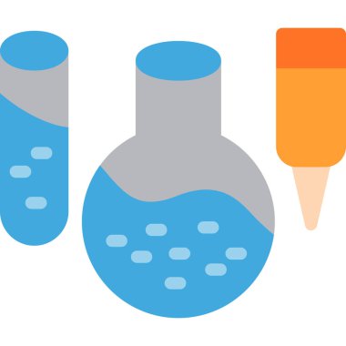 Bir test tüpünün vektör illüstrasyonu