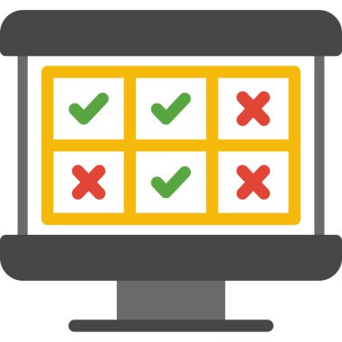 Ağ simgesi. Web simgesinin vektör illüstrasyonu