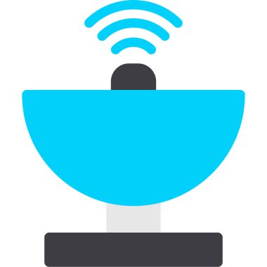 uydu anten vektör simgesi