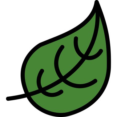 Baharda yaprak yaprağı doğa ikonu - açık hava kategorisi