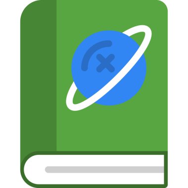 kitap simgesi, basit vektör illüstrasyon tasarımı