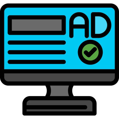 tarayıcı reklam pazarlama simgesi