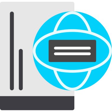 seo modern simgesinin vektör illüstrasyonu