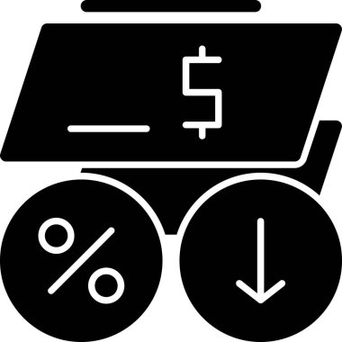 Para için. Web simgesi basit tasarım