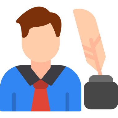 Man avatar karakter ikon vektör illüstrasyon tasarımı