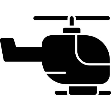 helikopter vektör simgesi