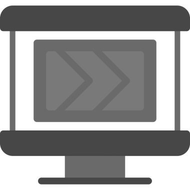 monitör web vektör simgesi