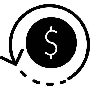 Para birimi değişim vektör simgesi