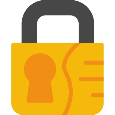 ikon vektör illüstrasyonunu kilitle