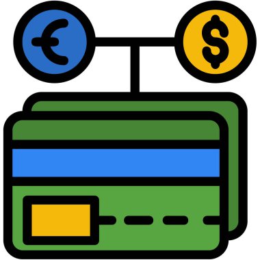 para ve ekonomi simgesi vektör tasarımı