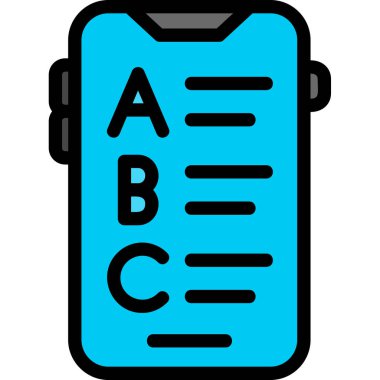 Kitap. Web simgesi basit illüstrasyon