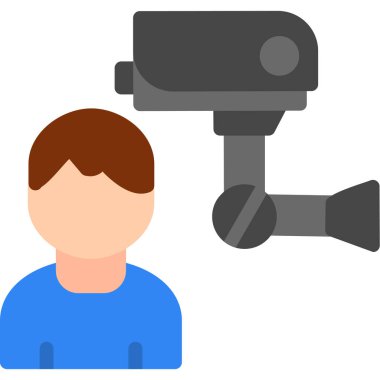 kamera video simgesi vektörü.