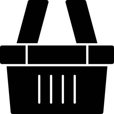 Sepet alışverişi ekommerce simgesi