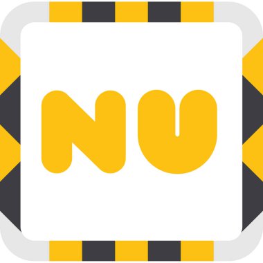 n harfi n simgesi - taslak biçimi