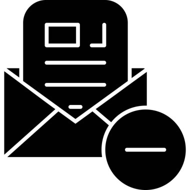 Mektup. Web simgesi basit illüstrasyon