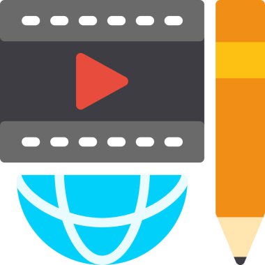 Bir kitap simgesinin vektör illüstrasyonu