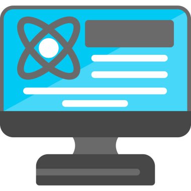 Ağ simgesi. Web 'in vektör illüstrasyonu