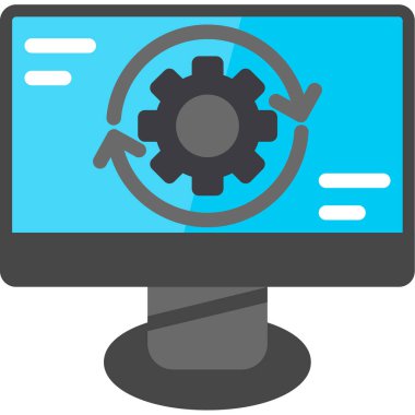 Web tasarım geliştirme simgesi - taslak biçimi