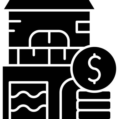 bina simgesi, vektör illüstrasyonu