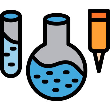 Bilim ve teknoloji vektör simgesi.