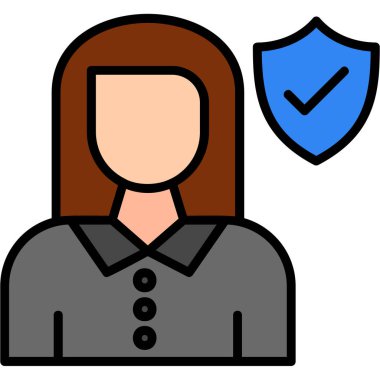 avatar kadın kimlik simgesi