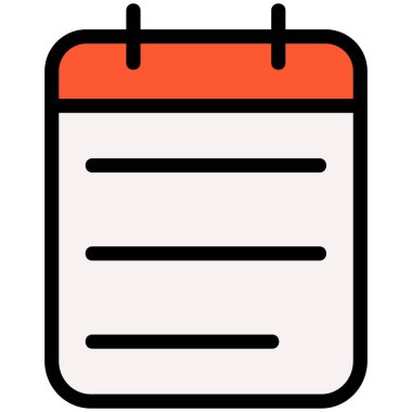 Takvim. Web simgesi basit tasarım