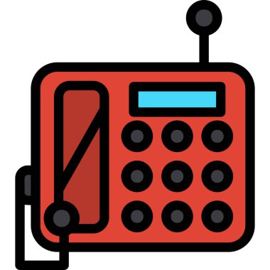 Hesap makinesi. Web simgesi basit illüstrasyon