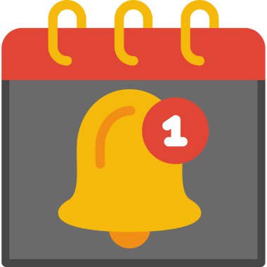 düz stil takvim simgesi